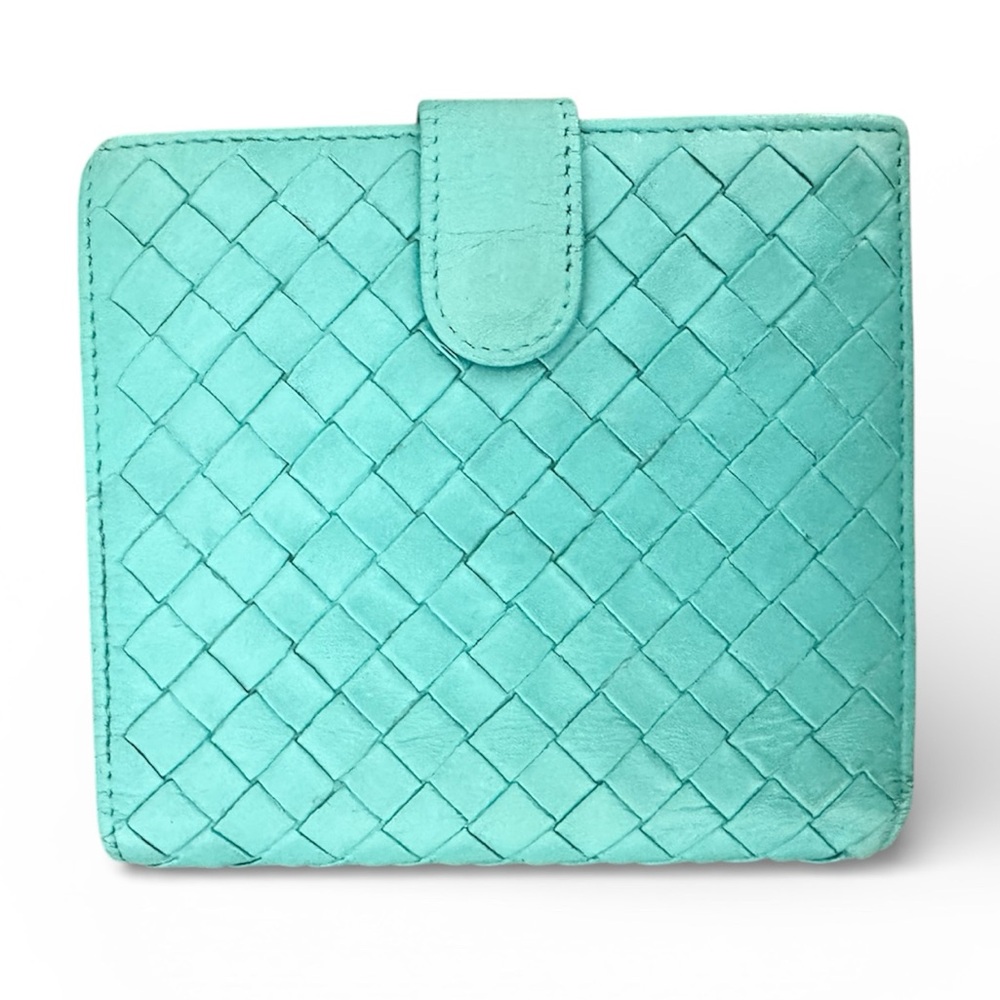 Bottega Veneta Small Intrecciato Leather Wallet